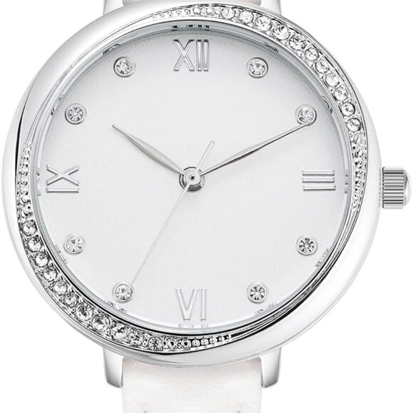 Chic Women's Leather Strap Sports Watch - Precision Quartz & Elegant Design - Picture 1 of 9